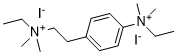 Ammonium, ((p-ethyldimethylammonio)phenethyl)ethyldimethyl-, diiodide 63982-30-9